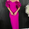 MODADAYS Going Out Dresses | Occasion Dresses^Antonia Cerise Pink Diamante Strap Ruffle Detail Midi Dress
