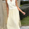 LUCCE Tops^Armelle Yellow Tailored Waistcoat