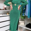 CC Occasion Dresses | Midi Dresses^Britta Green Cut Out Midi Dress