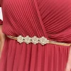 BEST ANGEL Belts^Cadence Gold Floral Decorated Belt