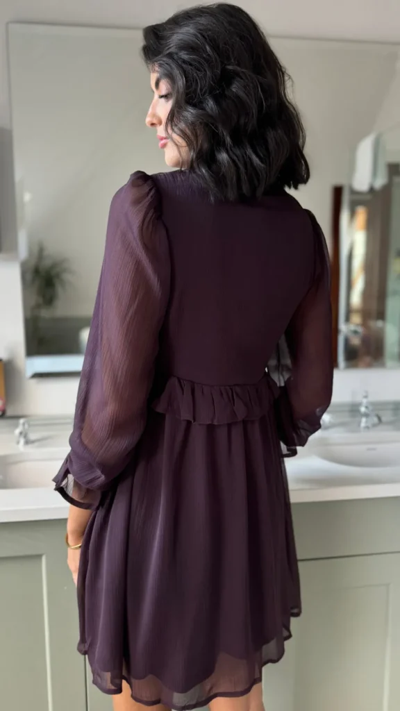 INFLUENCE Going Out Dresses | Mini Dresses^Daniela Chocolate Brown Chiffon Smock Mini Dress