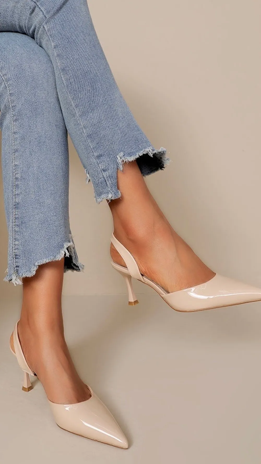 darana_nude_slingback_sti_0.webp JOIA Heels^Darana Nude Slingback Stiletto Heeled Shoes