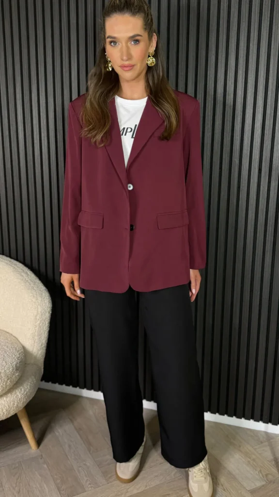 ESTEE BROWN Trousers^Effie Black Wide Leg Trousers