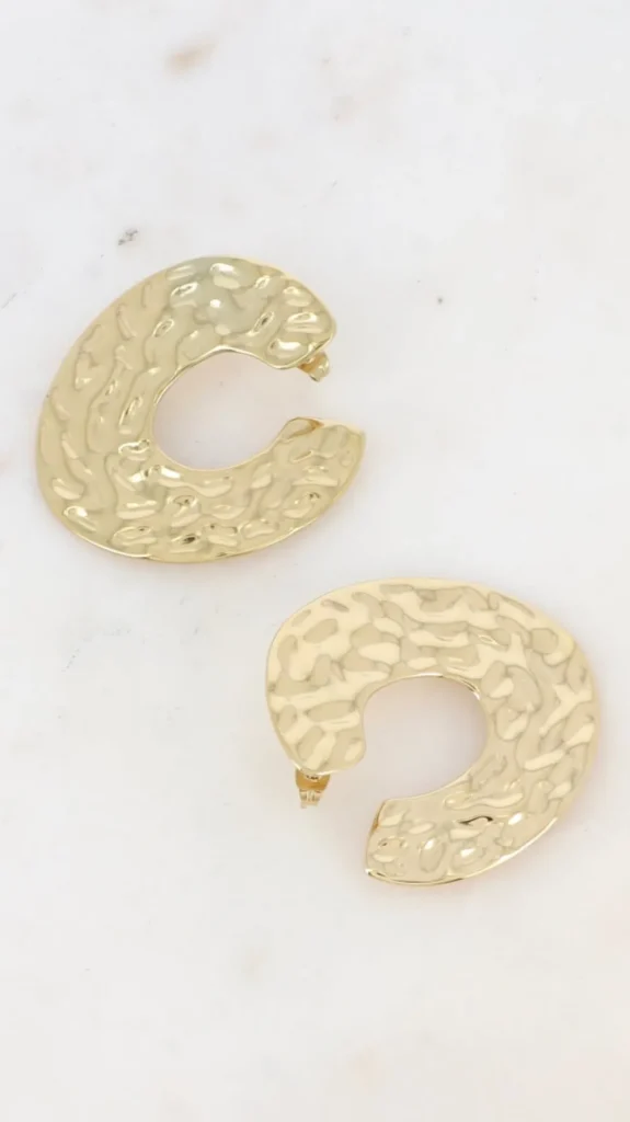 PARIS FASHION SHOPS Jewellery^Elena Curved Hoop Earrings