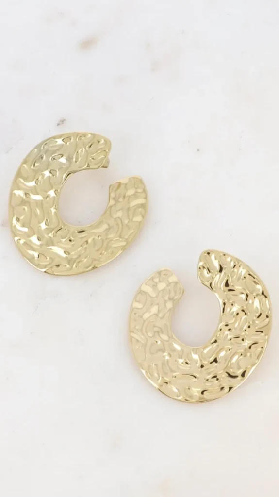 PARIS FASHION SHOPS Jewellery^Elena Curved Hoop Earrings