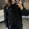 PARIS FASHION SHOPS Knitwear^Elliott Black Bow Detailed Knit Jumper