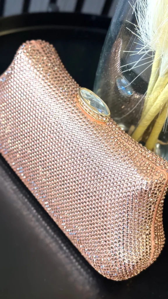 Roc Ronoco Bags^Ember Rose Gold Clutch Bag