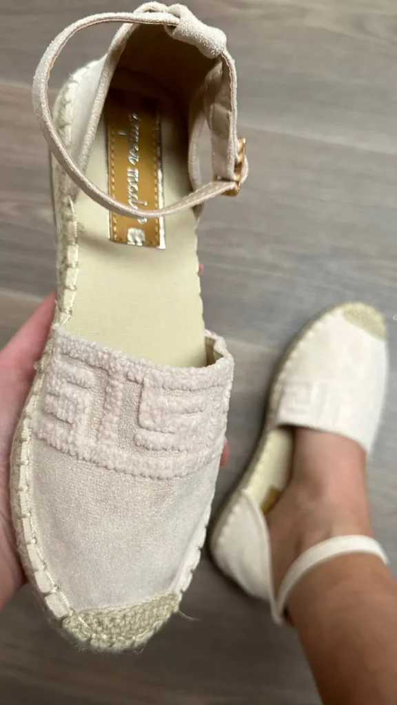 cc Flats^Freyja Beige Flat Sole Espadrilles