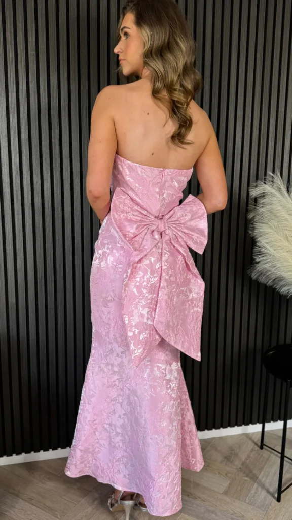 FP & CO Fitted Dresses | Going Out Dresses^Georgie Rose Pink Bandeau Midi Dress