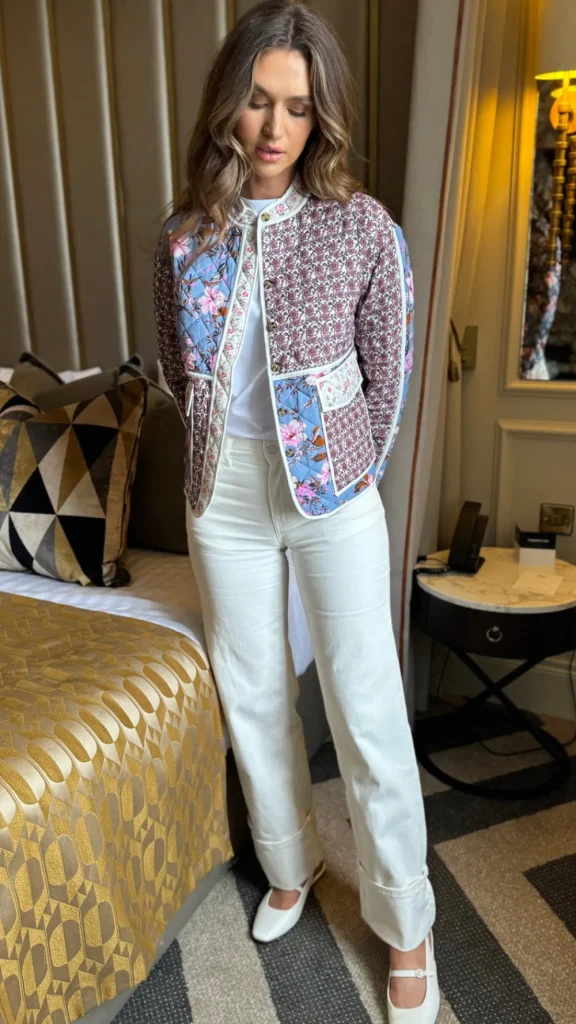 BESTSELLER Coats & Jackets^Harriet Pink Floral Patchwork Quilted Jacket