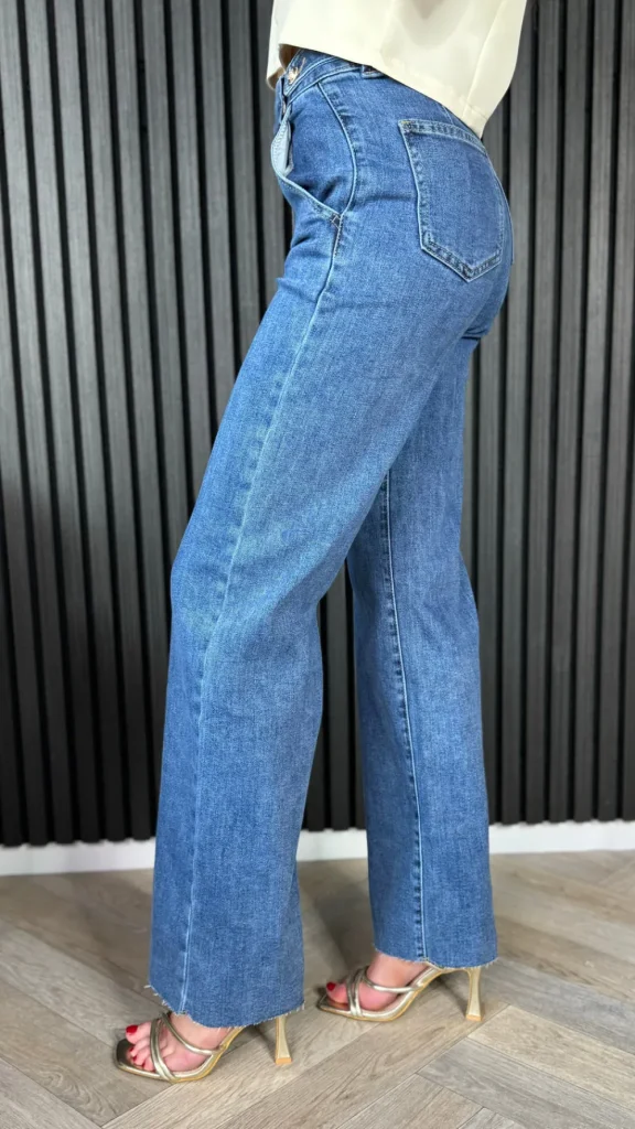 REDIAL Jeans^Jocelyn Blue Straight Leg Jeans