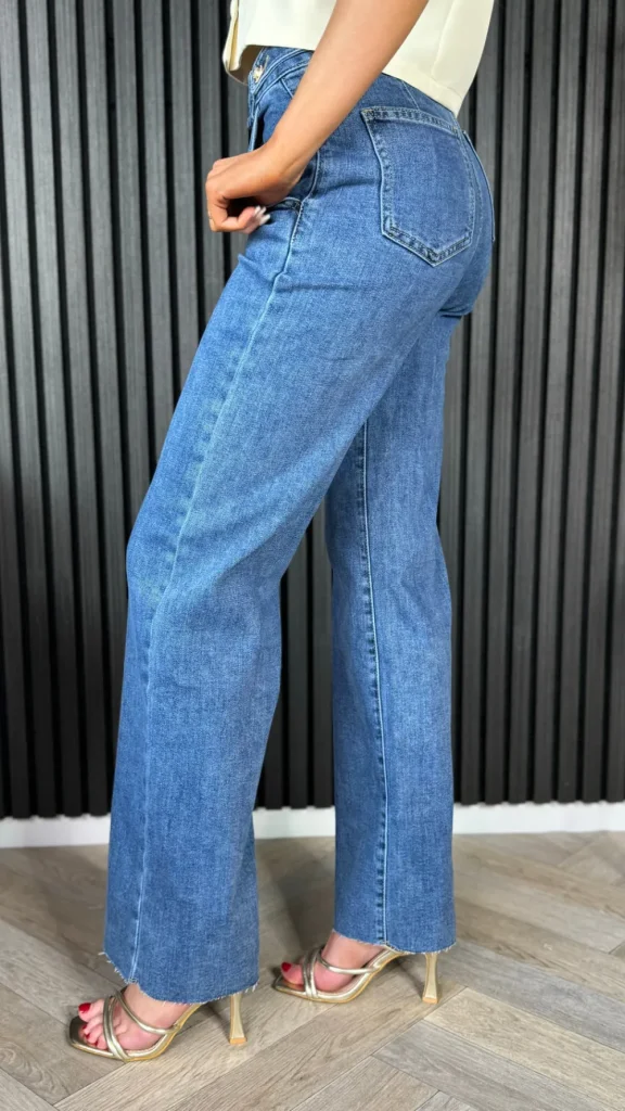 REDIAL Jeans^Jocelyn Blue Straight Leg Jeans