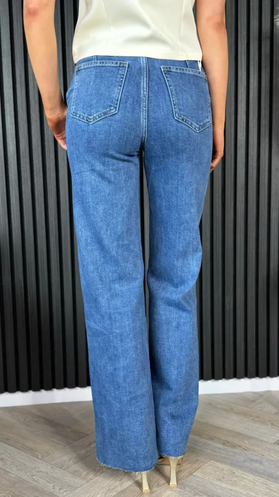 REDIAL Jeans^Jocelyn Blue Straight Leg Jeans