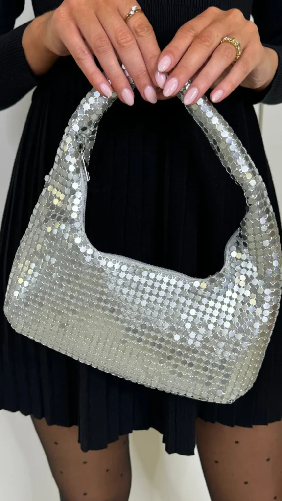 JM FACTORY Bags^Karsyn Silver Sequin Handbag