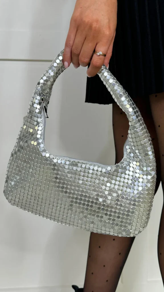 JM FACTORY Bags^Karsyn Silver Sequin Handbag