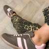 ALESSIA Trainers^Kenna Brown & Pink Striped Trainers