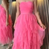 PARIS FASHION SHOPS Going Out Dresses | Occasion Dresses^Lettie Watermelon Bandeau Ruffle Detail Midi Dress