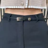 PARIS FASHION SHOPS Belts^Lizzy Black Belt With Metal Buckle