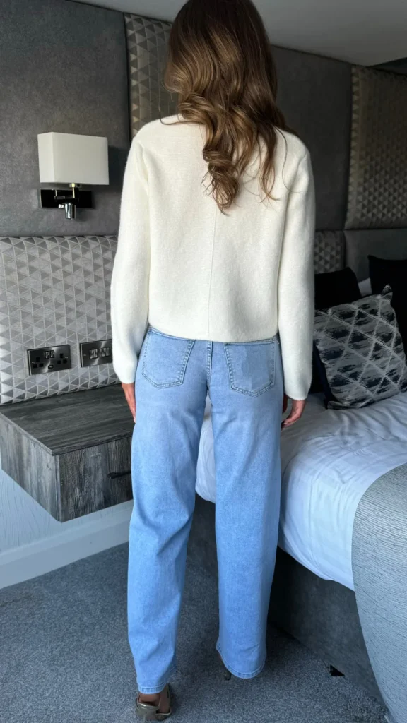 REDIAL Jeans^Megan Light Blue Wide Leg Jeans