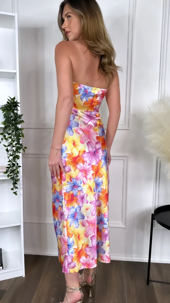 FP & CO Occasion Dresses | Maxi Dresses^Morgan Pink Printed Midaxi Dress