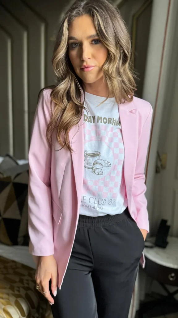 BESTSELLER Blazers^Nelle Light Pink Tailored Blazer