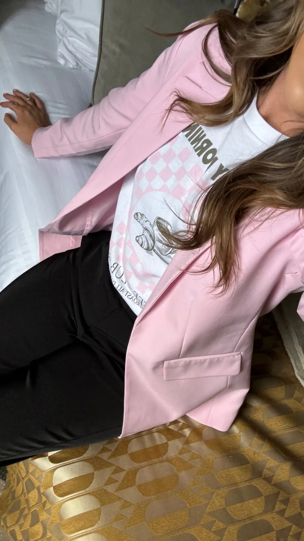 nelle_light_pink_tailored_4.webp BESTSELLER Blazers^Nelle Light Pink Tailored Blazer
