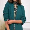 MISS LINDA Blazers^Odette Dark Green Blazer