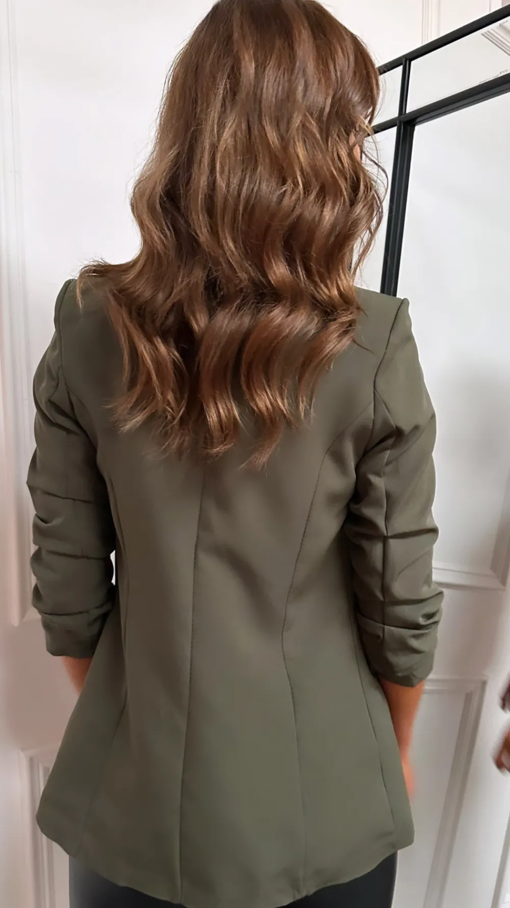 odette_khaki_blazer_4.webp MISS LINDA Blazers^Odette Khaki Blazer