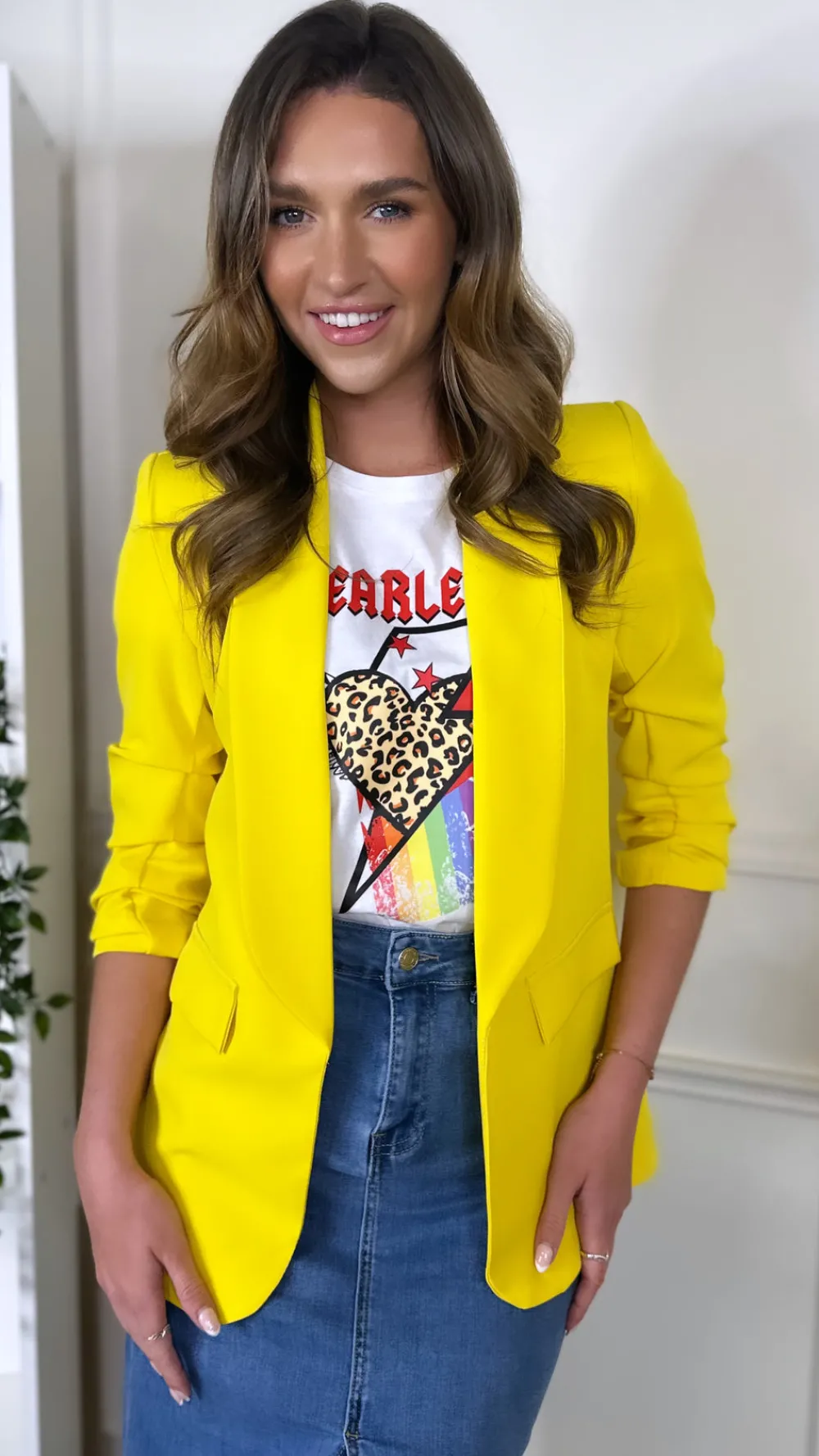 odette_yellow_blazer_2.webp MISS LINDA Blazers^Odette Yellow Blazer