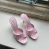 JOIA Heels^Pamela Rose Pink Slip On Heeled Mules