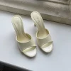 JOIA Heels^Pamela Yellow Slip On Heeled Mules