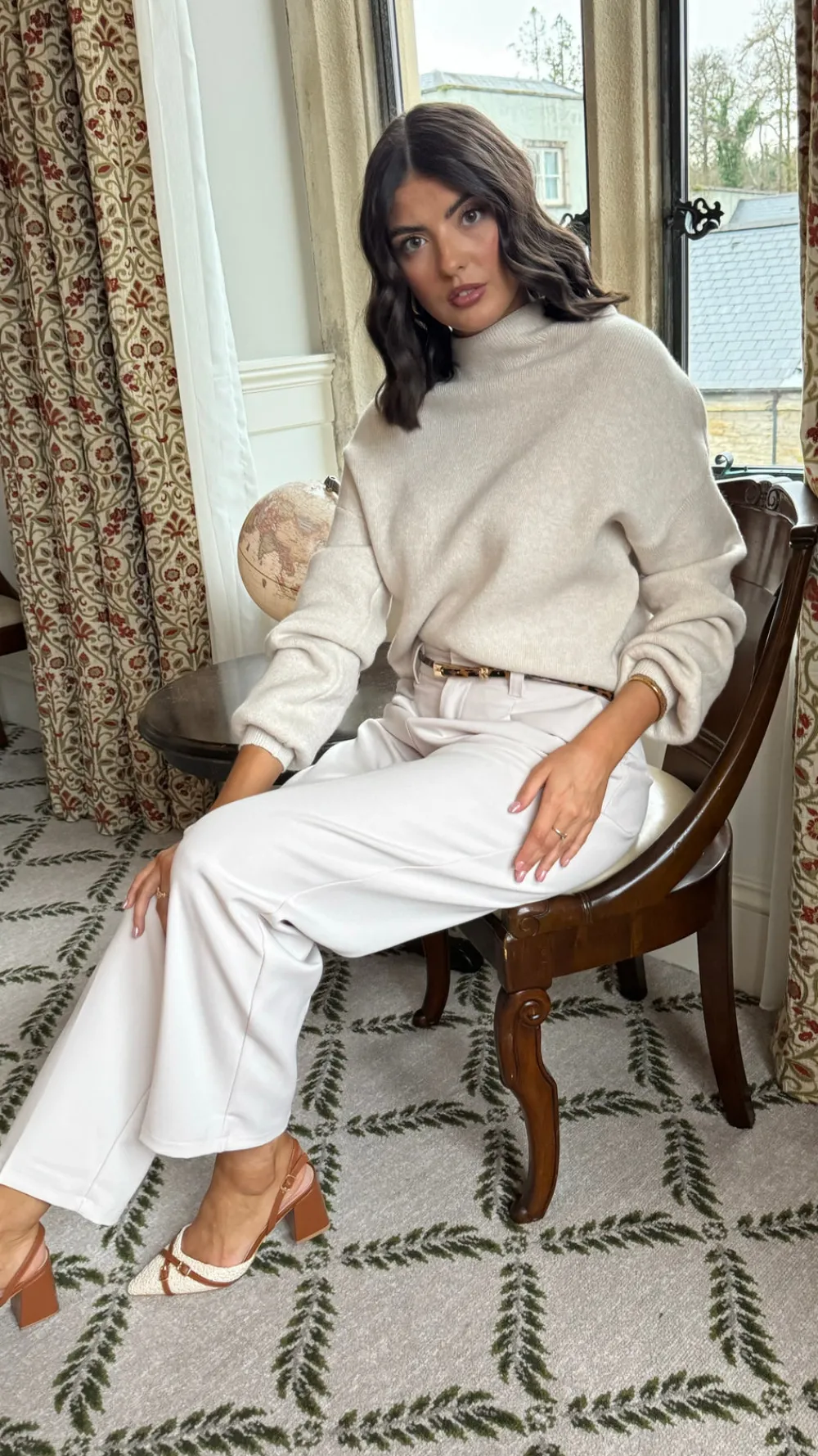 petra_beige_straight_leg__1.webp FEELKOO Trousers^Petra Beige Straight Leg Trousers