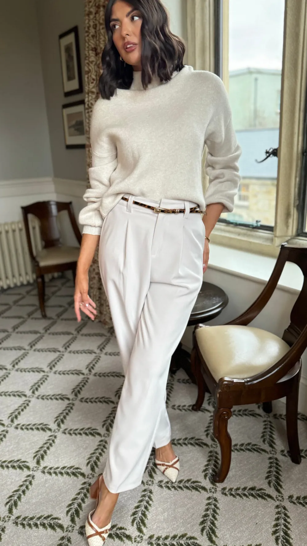 petra_beige_straight_leg__2.webp FEELKOO Trousers^Petra Beige Straight Leg Trousers