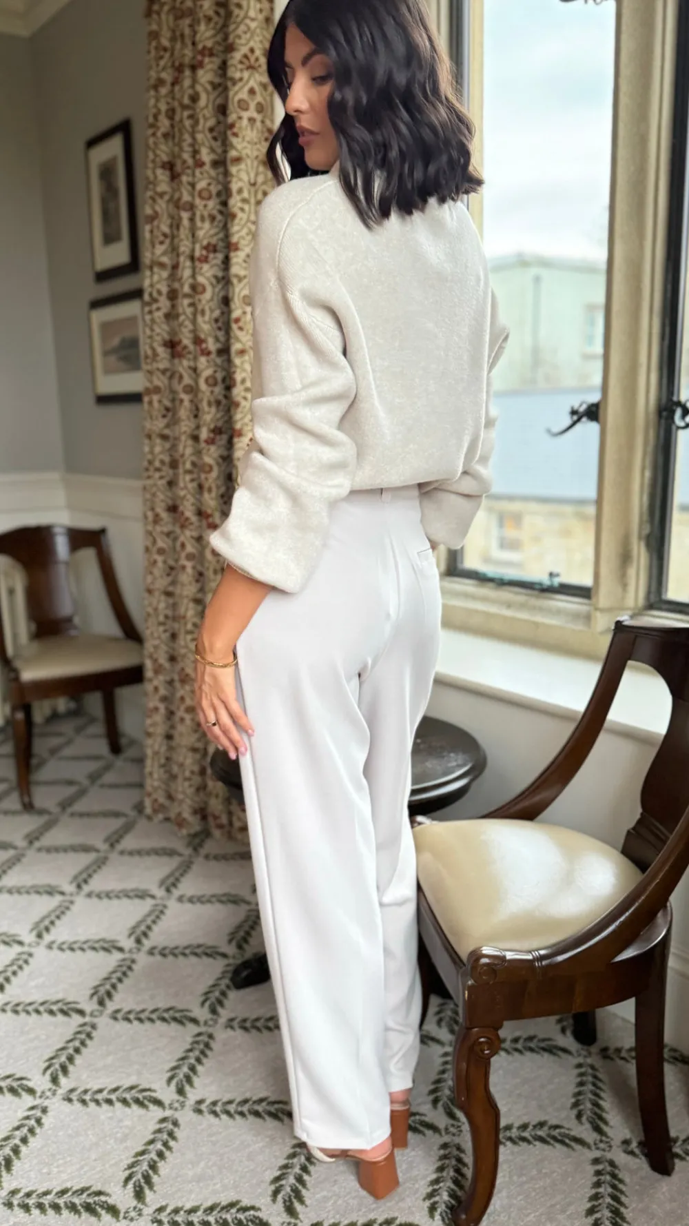 petra_beige_straight_leg__4.webp FEELKOO Trousers^Petra Beige Straight Leg Trousers