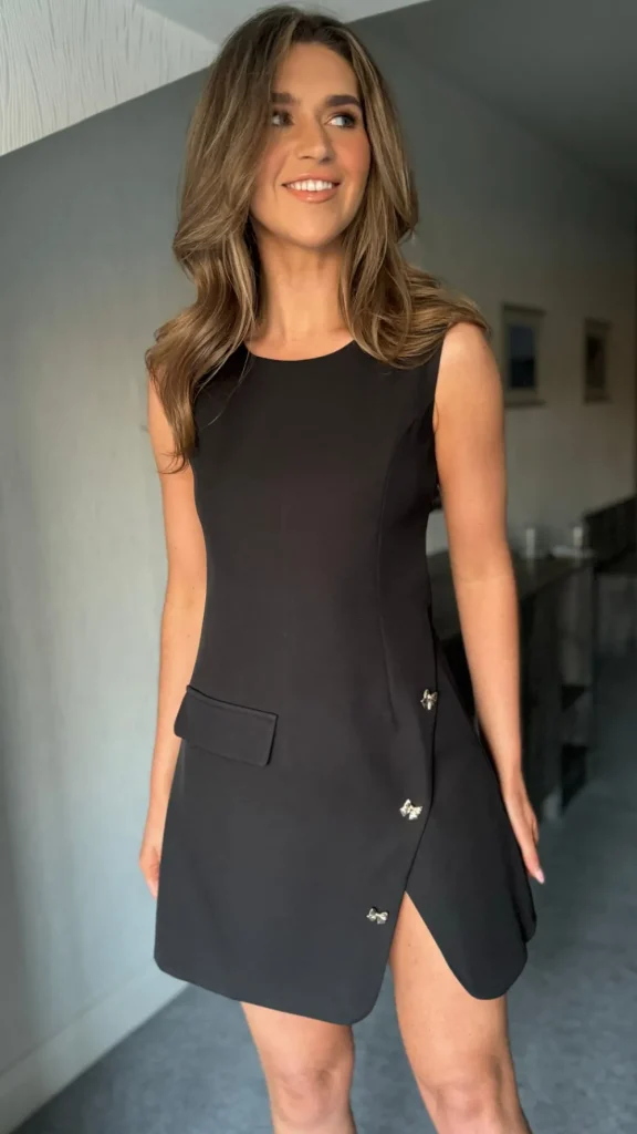TIMELY Going Out Dresses | Occasion Dresses^Phoebe Black Wrap Style Skirt Mini Dress
