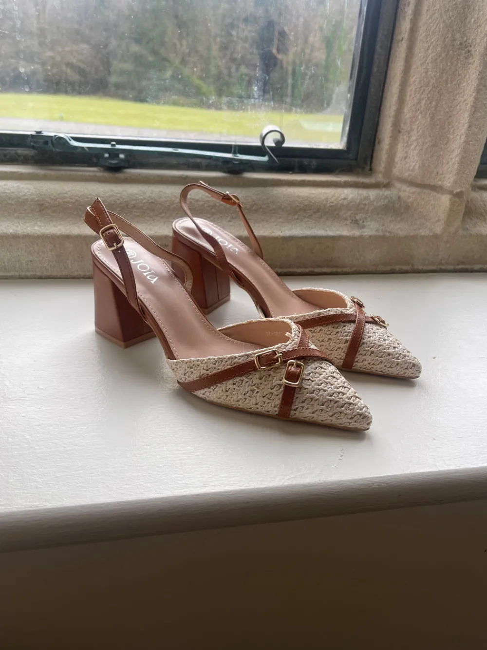 rhianne_beige_block_heel__2.webp JOIA Heels^Rhianne Beige Block Heel Slingback Shoes