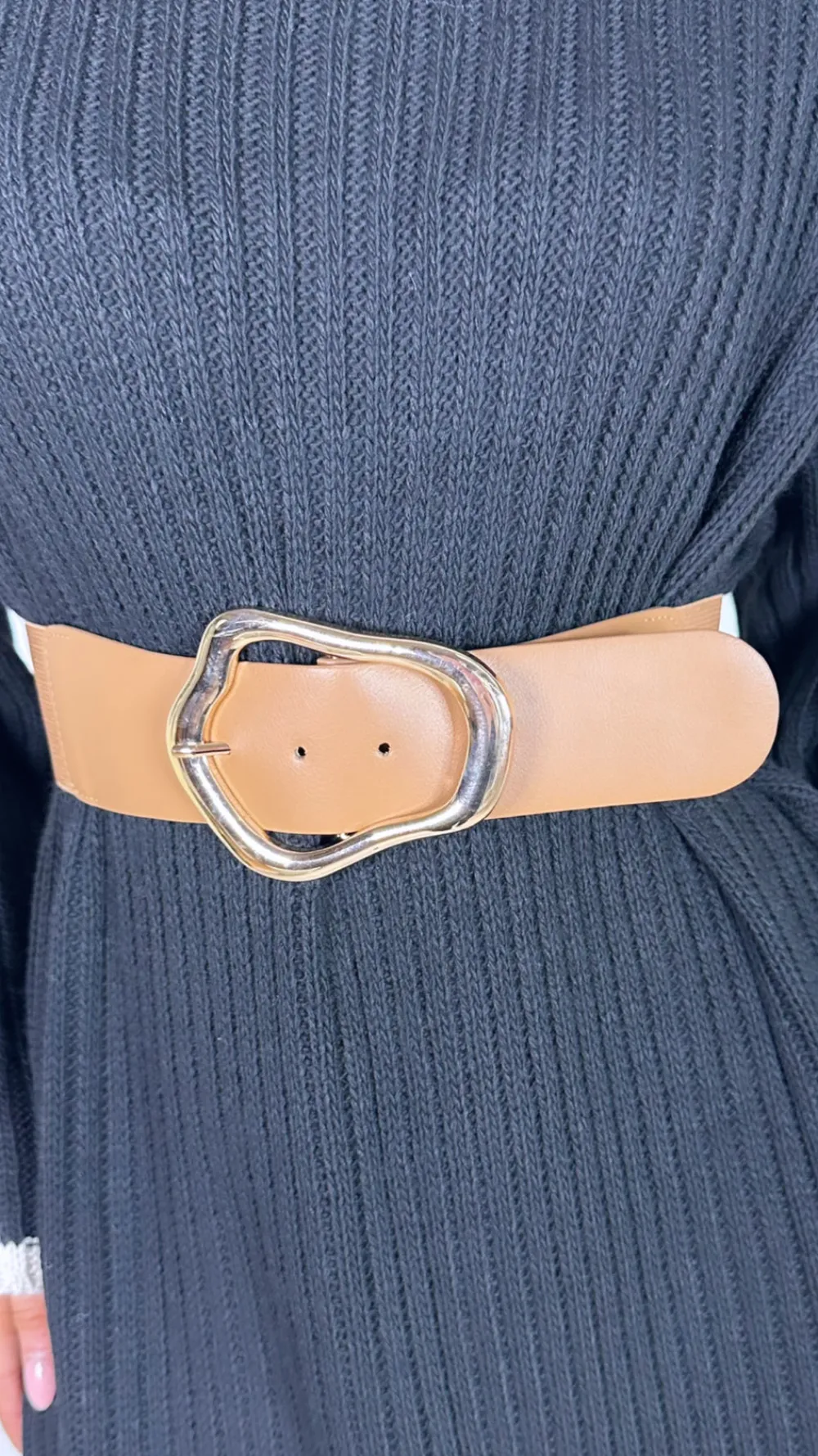 rhymer_camel_leather_look_1.webp PHANIE MODE Belts^Rhymer Camel Leather Look Belt