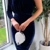 AX PARIS Fitted Dresses | Going Out Dresses^Rhys Navy Velvet One Shoulder Midi Dress