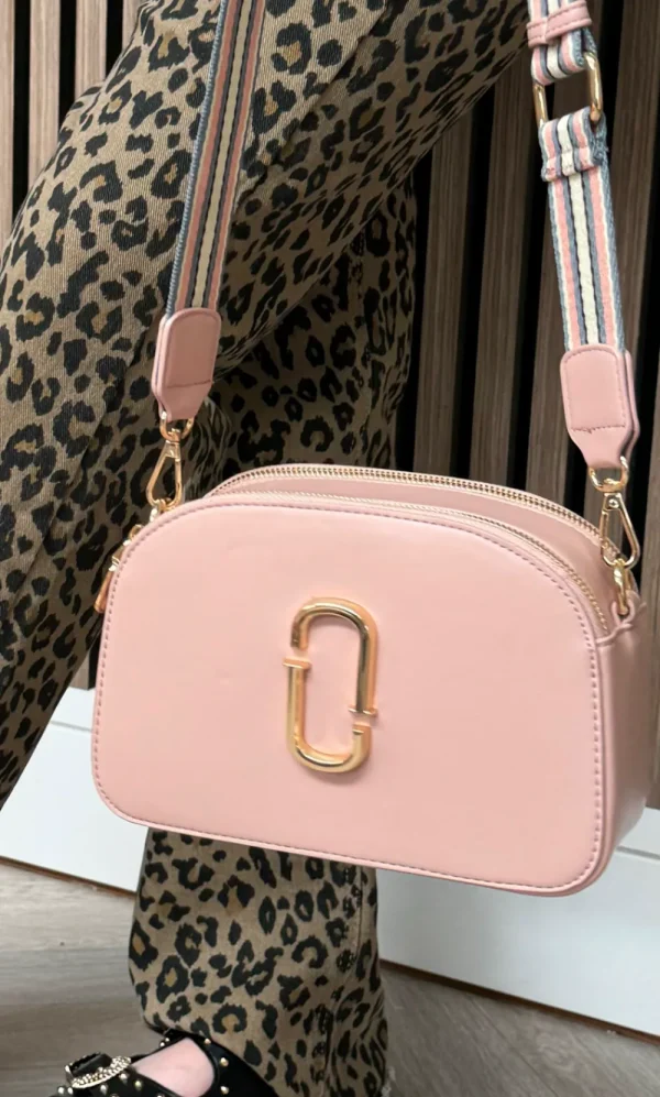 Roc Ronoco Bags^Romilly Dusky Pink Slim Crossbody Handbag