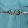 BEST ANGEL Belts^Rosaline Silver Ringed Belt