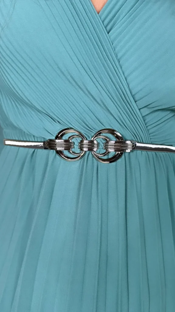 BEST ANGEL Belts^Rosaline Silver Ringed Belt