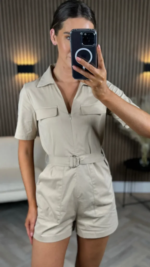 GIRL IN MIND Jumpsuits + Playsuits^Sally Sand Utility Style Playsuit