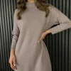 SEVEN SEPT Knitwear | Day Dresses^Satanta Taupe Turtle Neck Jumper Dress
