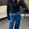 ESTEE BROWN Tops^Skye Black Collared Shirt