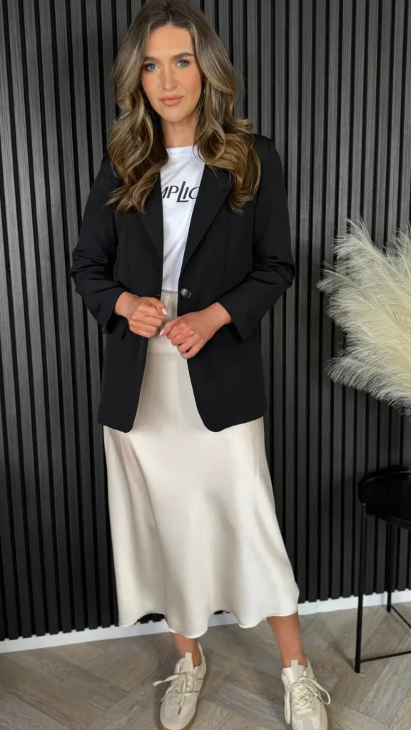ESTEE BROWN Blazers^Toni Black Oversized Blazer