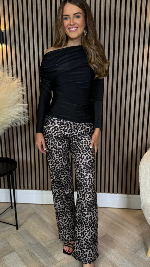 AX PARIS Tops^Valerie Black Off The Shoulder Long Sleeves Ruched Waist Top