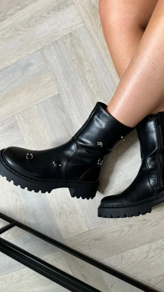 SAS ACTIV GIVANA Boots^Vivianna Black Chunky Boots