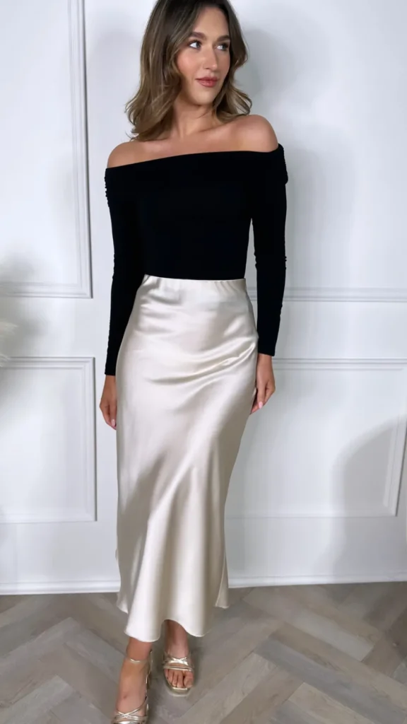 COPPEROSE Skirts & Shorts^Yaella Beige Midi Skirt