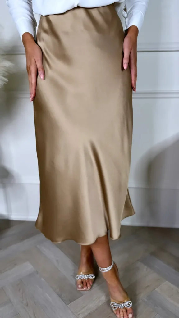COPPEROSE Skirts & Shorts^Yaella Camel Midi Skirt