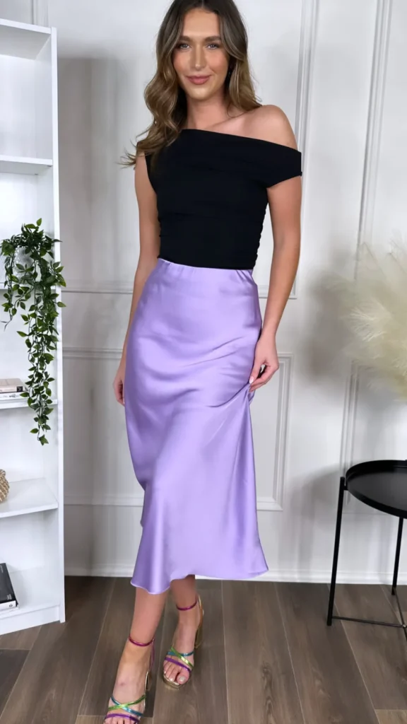 COPPEROSE Skirts & Shorts^Yaella Lilac Midi Skirt